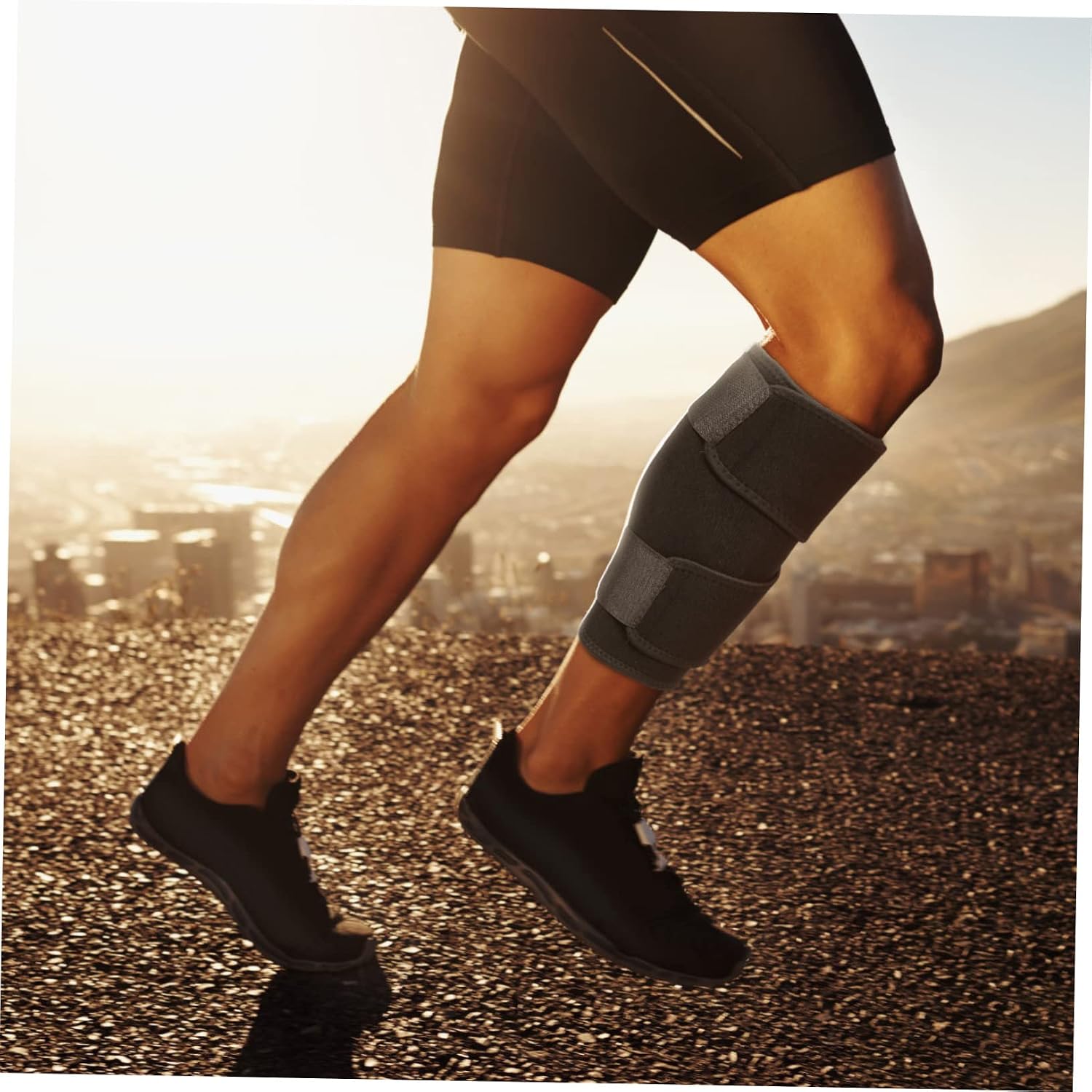 Sports Calf Sleeve for Running and Cycling Breathable Compression Leg Support Moisture-wicking Calf Protector for Sore Muscles