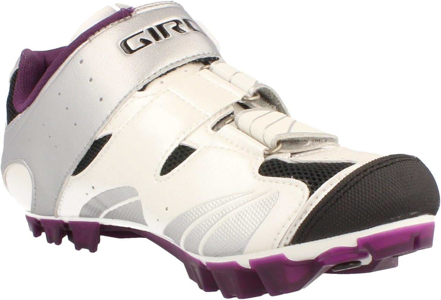 Giro 2012 Women's Manta Mountain Bike Shoes (White/Silver/Plum - 37)