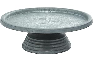 Deco 79 Galvanized Cake Stand: A Timeless Gem for Any Eatery