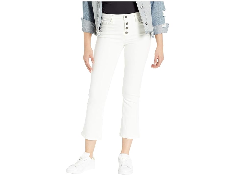 

Sanctuary Connector Kick Crop Exposed Fly Jeans in Angeleno White (Angeleno White) Women's Jeans