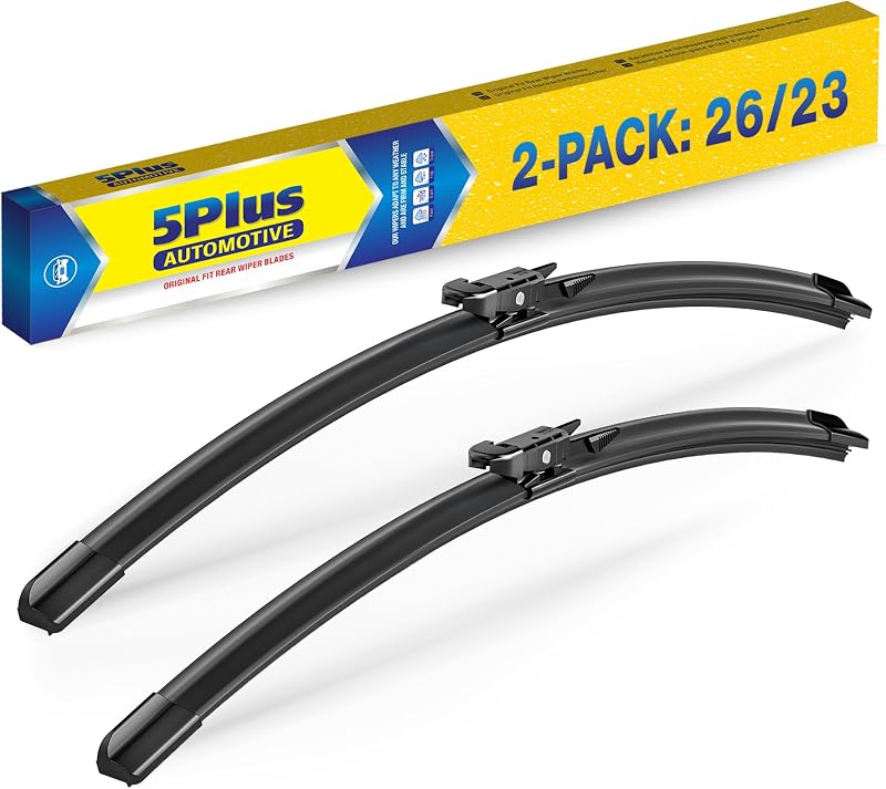Palhetas do limpador de para-brisa 5 PLUS para Toyota Tundra 2007–2021 e Sequoia 2008–2022 – Conjunto com 2