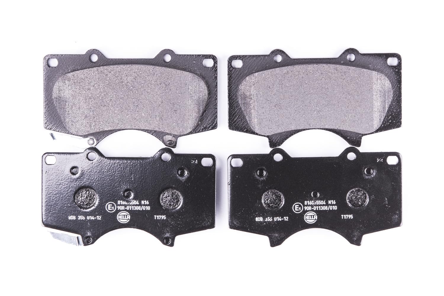 Front HELLA 8DB 355 014-121 Brake Pad Set, disc brake for LEXUS,TOYOTA