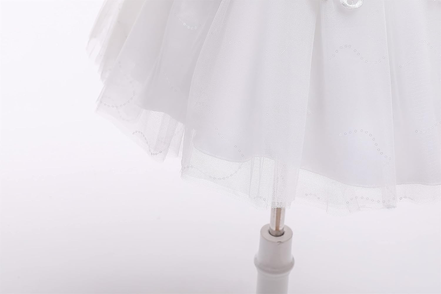 Weileenice Flower Girls Wedding Dress Tulle Little/Girl Lace Bridesmaid Holiday Pageant Party Tutu Dresses