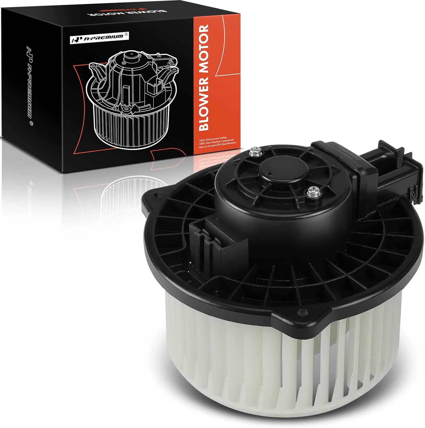 A-Premium Front HVAC Blower Heater Motor Compatible with Jaguar Super V8 2005-2009, Vanden Plas 2004-2009, XJ8 2004-2009, XJR 2004-2009, V8 4.2L, Replace# C2C7069