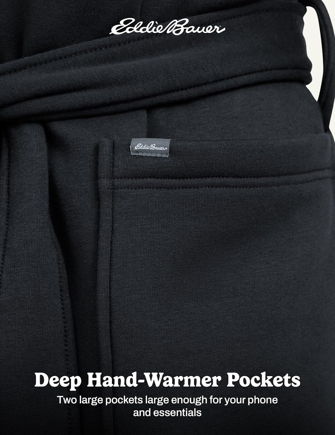 Eddie Bauer Mens Robe - Luxury Fleece Bathrobe with Hood and Pockets | Soft Warm Plush Winter Bath Robe for Men - Image 5