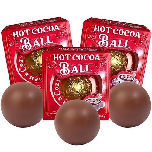 Bolas derretidas de chocolate caliente de Pascua, paquete de 3