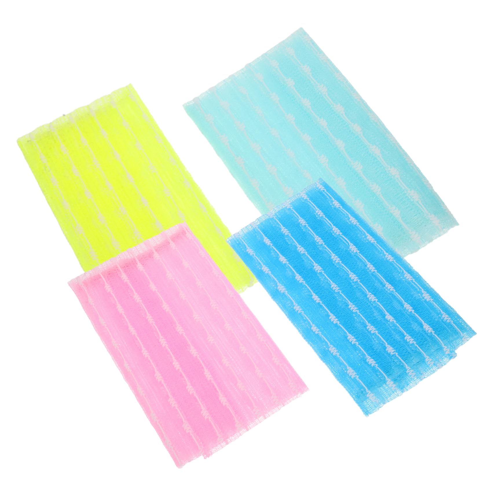 Paño de lavado largo para ducha LABRIMP, el pack de 4 toallas exfoliantes para cuidar tu piel