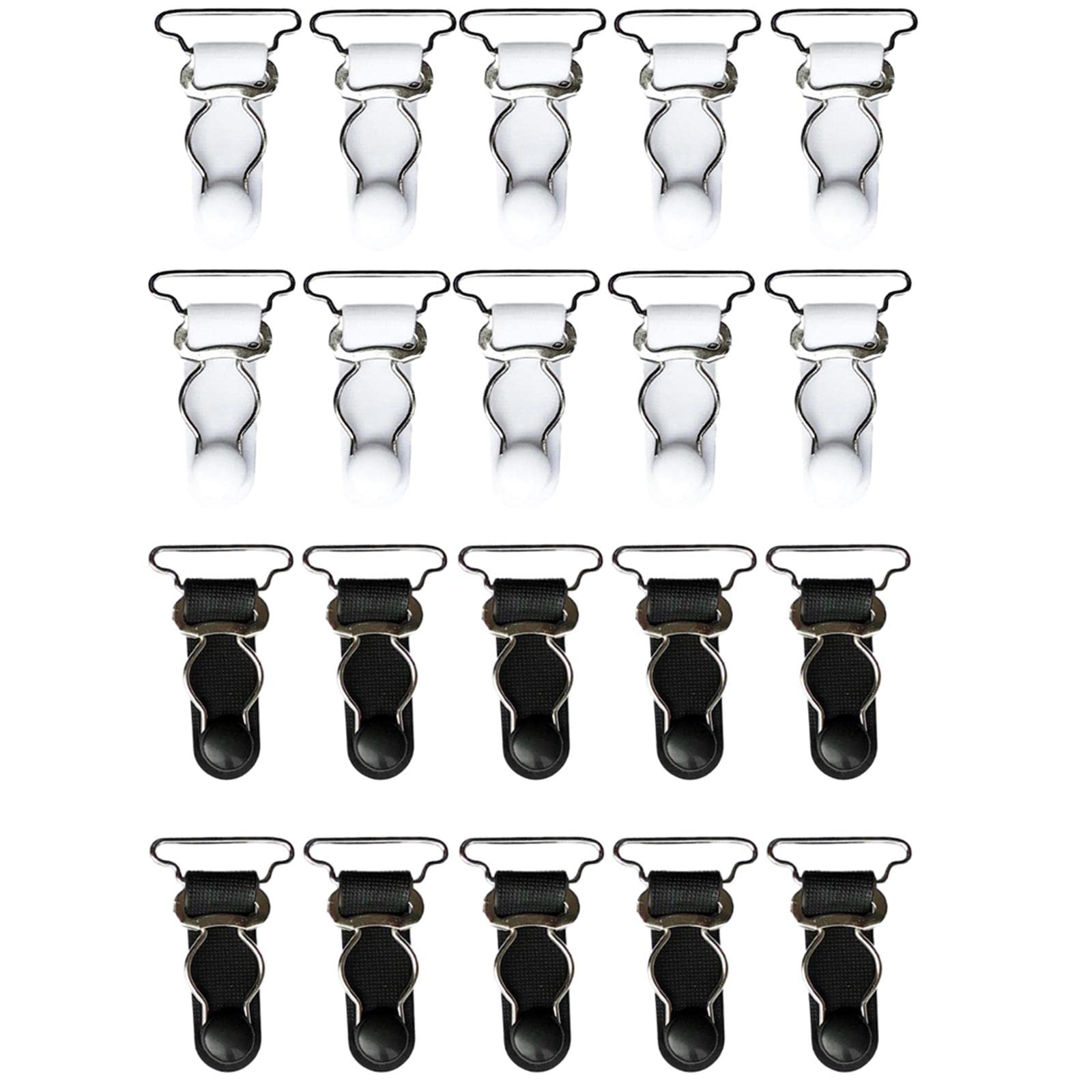 kowaku 10x Courroies Porte-jarretelles pour Femmes Clips En Métal Bas de Cuisse Boucles de Jarretelles