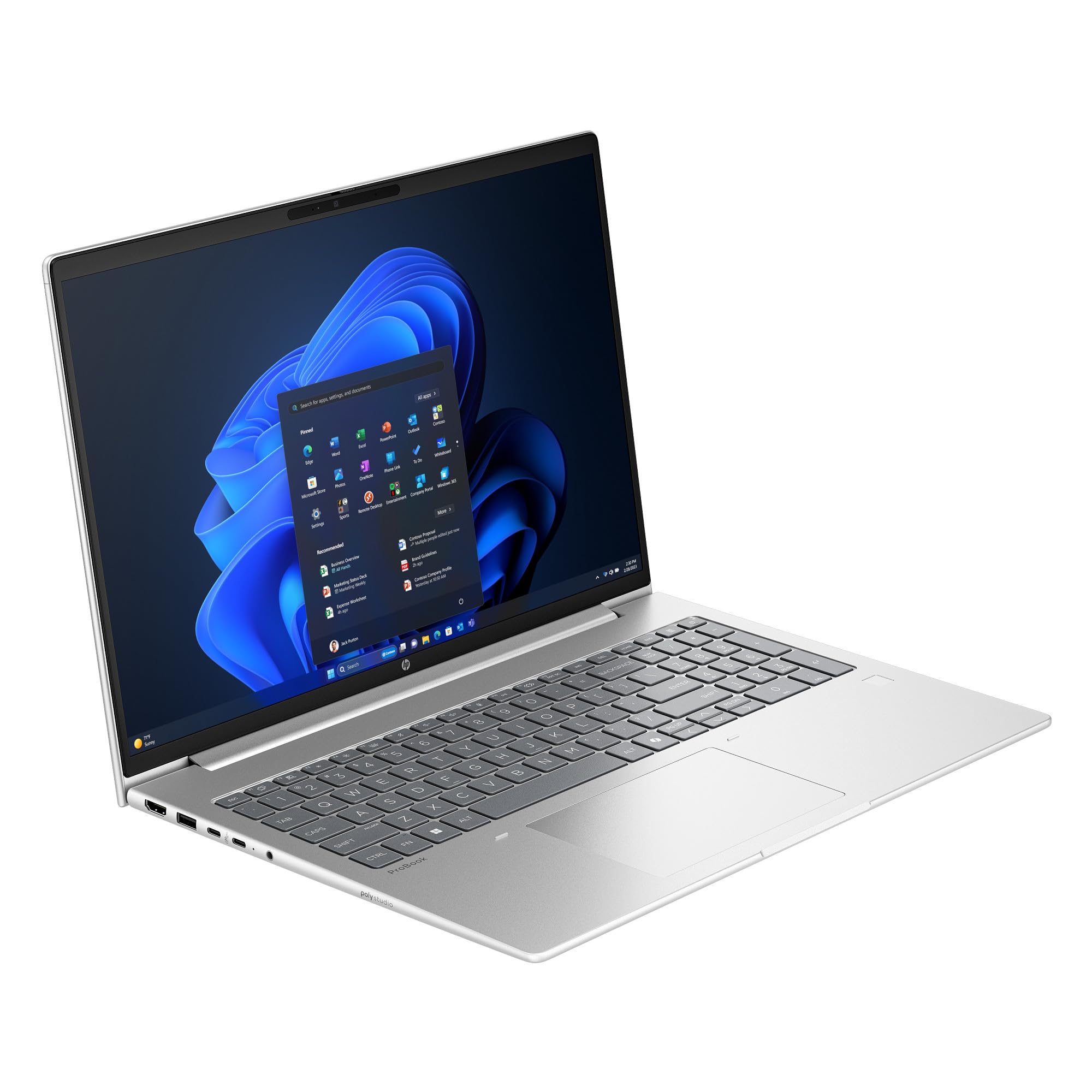 HP ProBook 4 G1i Laptop 16" WUXGA – Intel Core Ultra 5 – 16GB DDR5 High-Speed RAM – 512GB SSD – Windows 11 Pro – Tastaturbeleuchtung – Business Notebook