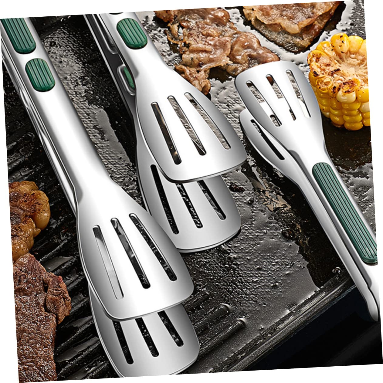 Hemobllo Bbq Tongs Convenient Cooking Tong for Outdoor Grilling Lightweight Multi Function Food Clip for Family Gatherings Parties and Daily Use