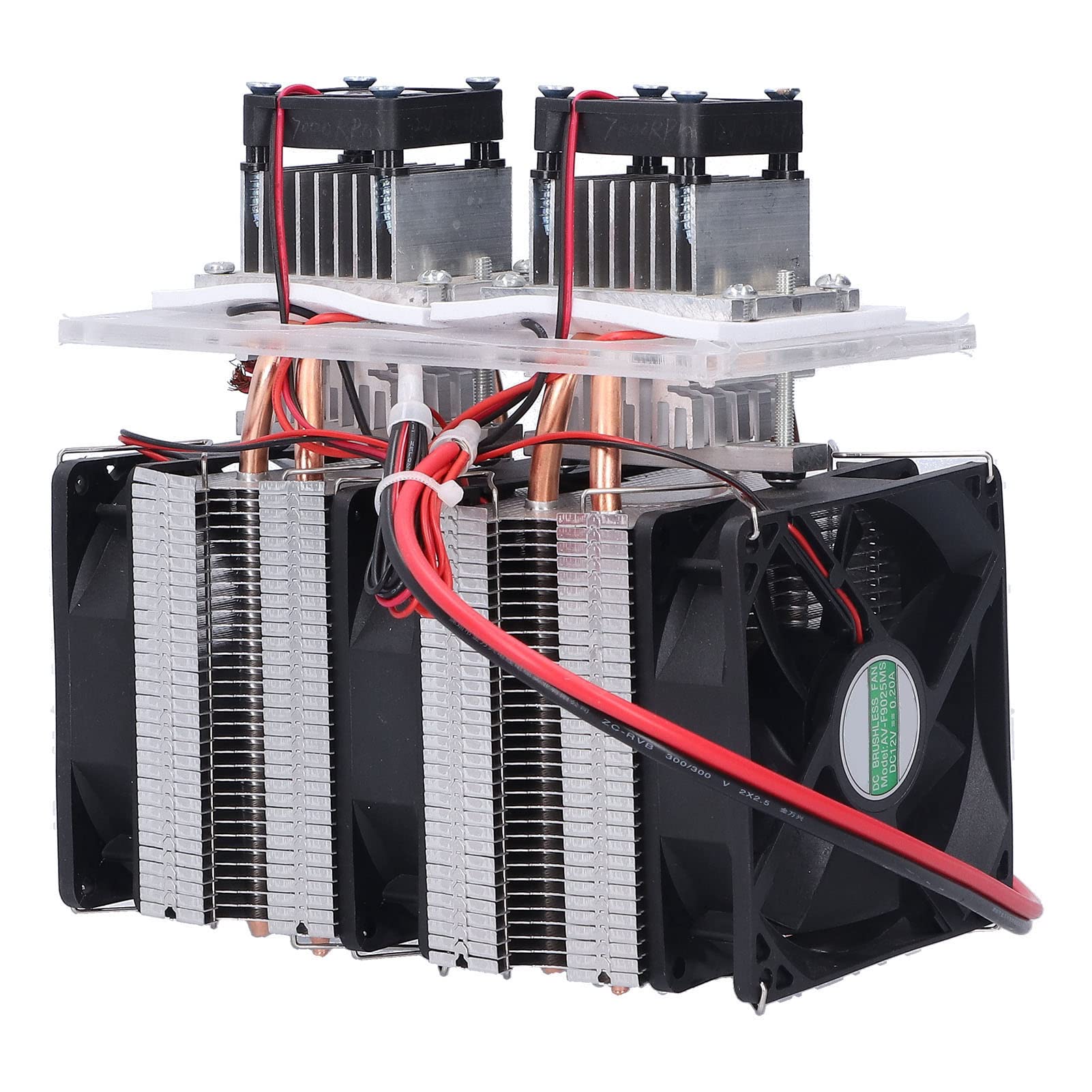 aqxreight Kit di Raffreddamento a Semiconduttore – di Raffreddamento Fai da Te per Frigoriferi, Ed Esperimenti per Animali Domestici – 144 W 12 V XD 148 – Compatto, Silenzioso e Senza Refrigerante