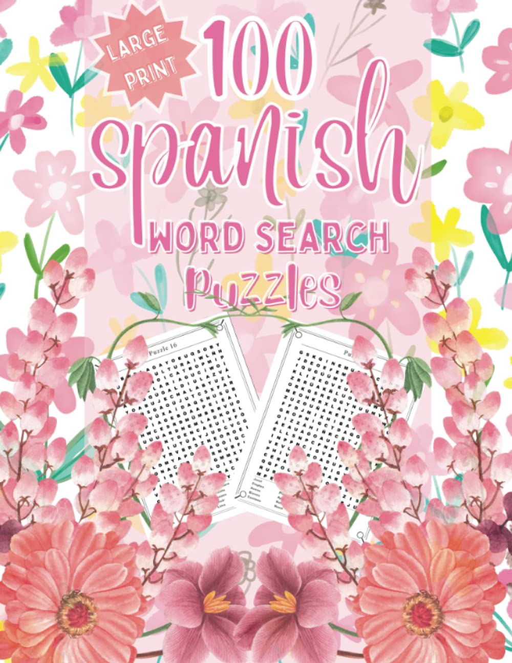 Buy Spanish Word Search for Adults Large Print Spanish Word Search