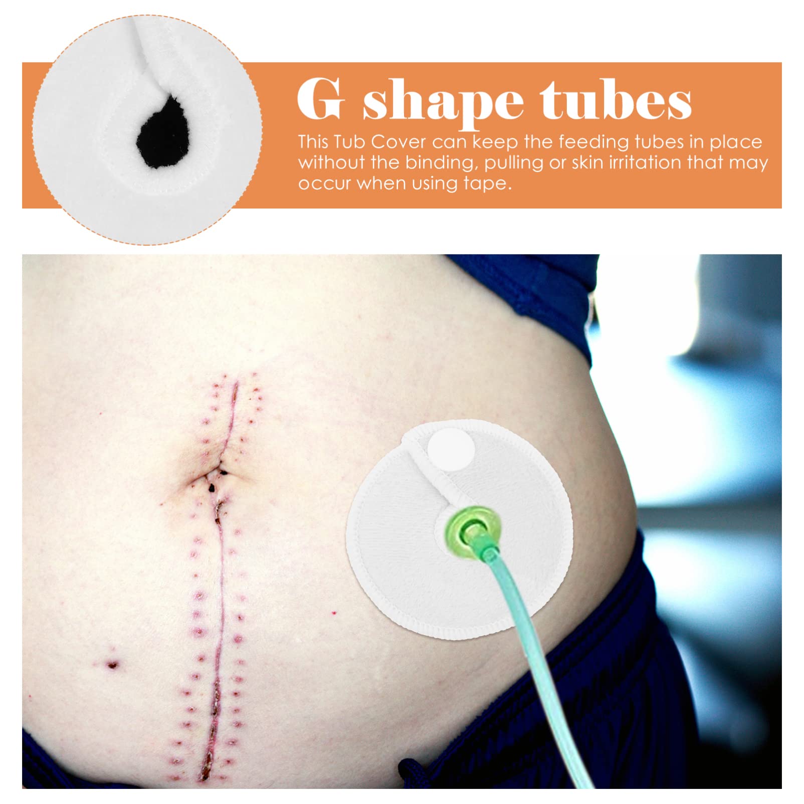 Artibetter Peg Sonde Pads 28 G- -Pad-Halter Bauch-G- -Knopfabdeckungen Wiederverwendbare Fütterungsstützpolster Für Von Pflegebedarf G Tube Pads