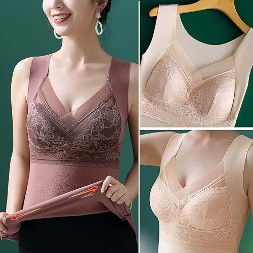 Miniatura 6 de 2023 - Nuevo brasier integrado 2 en 1, ropa interior térmica, alta elasticidad, brasier integrado para mujer