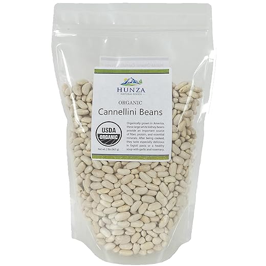 Organic Cannellini Beans - 2lbs (Hunza)