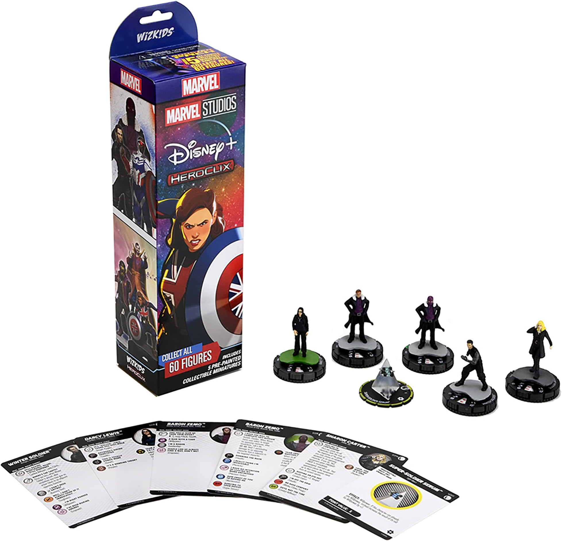 Marvel HeroClix: Marvel Studios Disney Plus Booster - 5 Figure Set, Original Series, Randomly Assorted