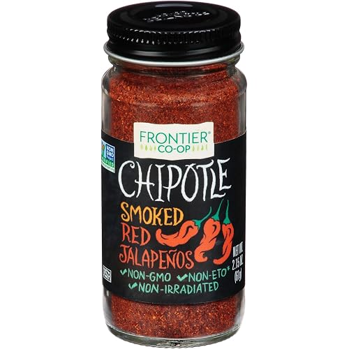 Frontier Co-op Ground Chipotle Pepper, Chipotle Powder Seasoning | 2.15 Ounce (Pack of 1)