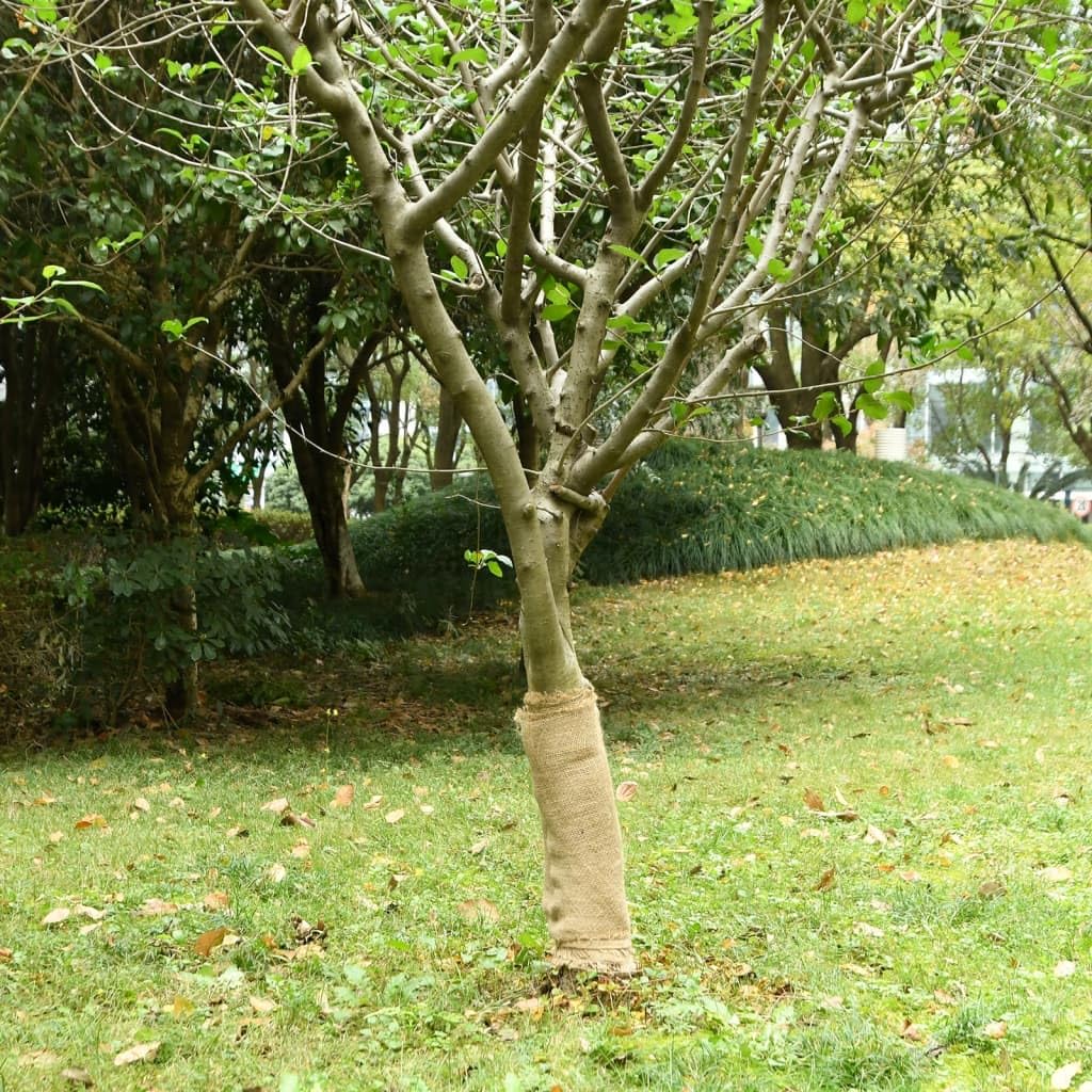 Rollo de yute de 0,5 x 5 m, 100% yute, 200 g/m², para decoración, camino de mesa, papel de regalo, manualidades, decoración del hogar, bodas, fiestas, estilo rústico