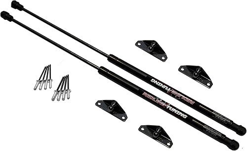 Miniatura 7 de Redline Tuning 21-20001-02 Sistema QuickLIFT Plus de capó compatible con Jeep Cherokee 1986-2001 (todos los componentes negros)