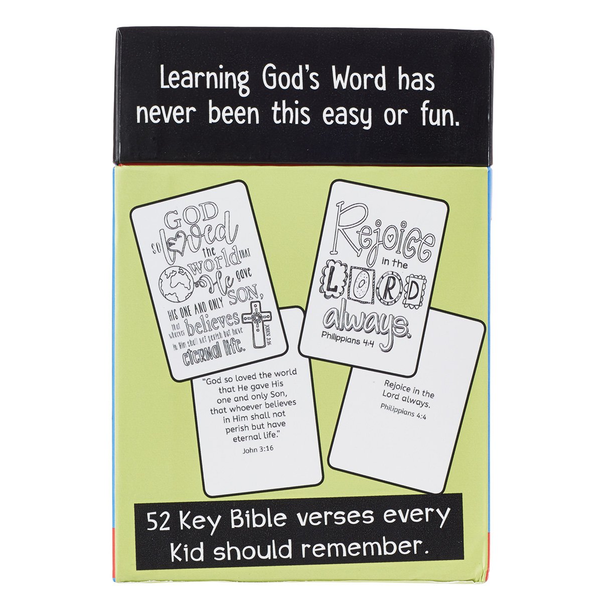 52 Coloring Cards for Kids: Bible Memory Verses Every Kid Should Know - Image 2