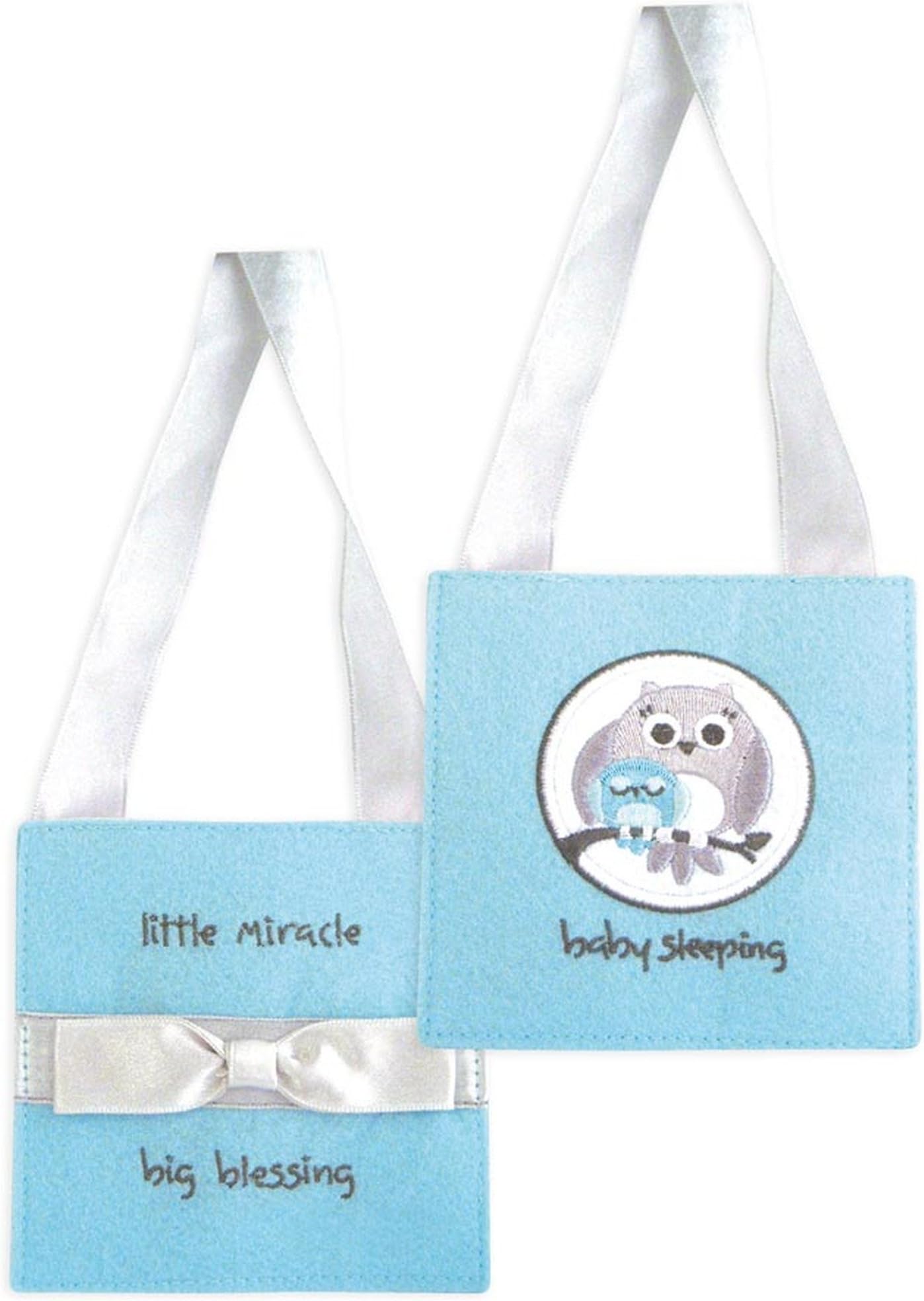 Baby Sleeping Door Hanger Sign (Blue)