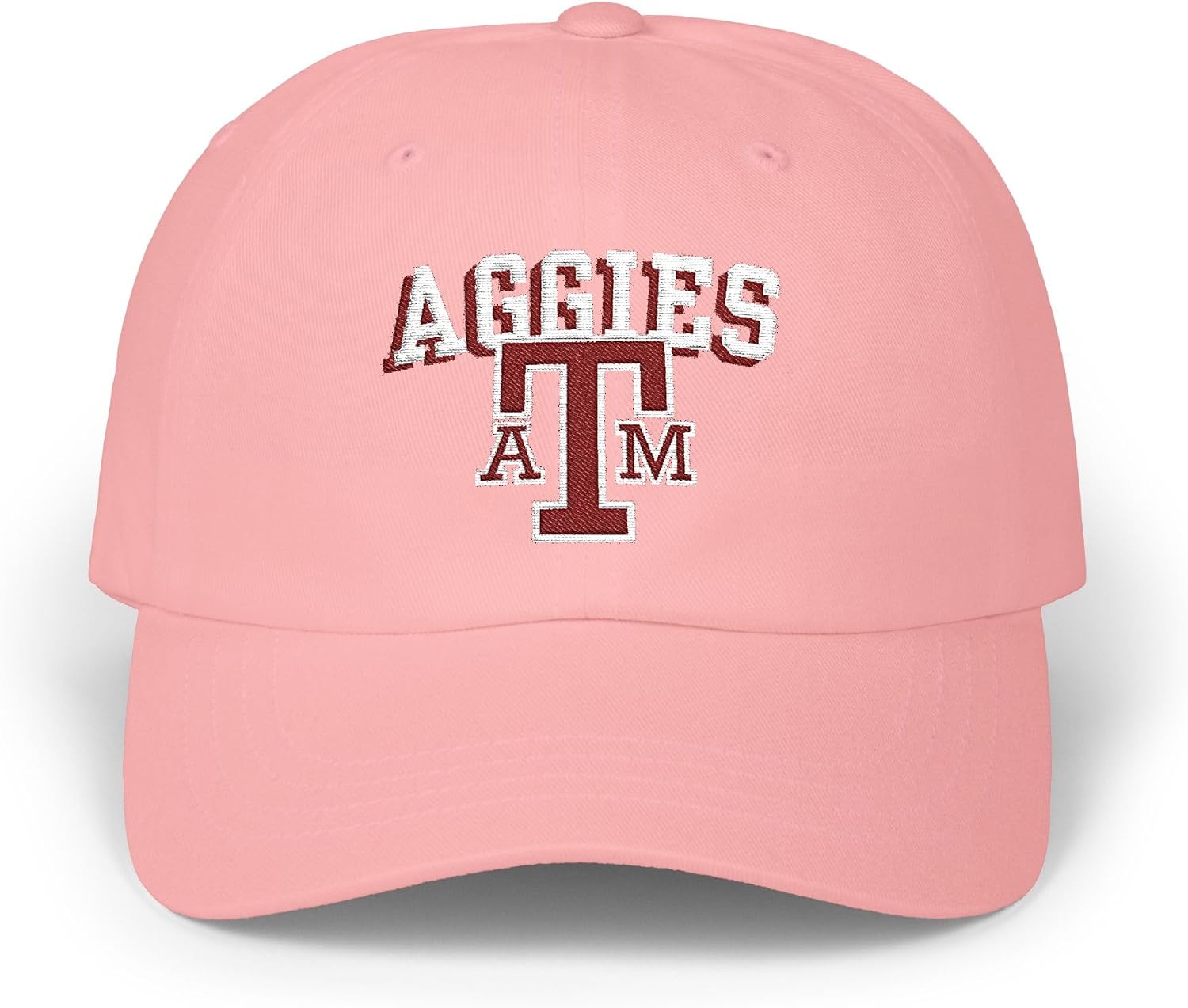 Texas Aggie Embroidered A M Logo Game Day Cap Curved Visor Hat Sportwear Clothing Gift