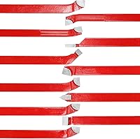 Vista 1 de Juego de 11 piezas de herramientas de corte de punta de carburo para herramientas de torno de metal, herramientas de corte de torno de metal