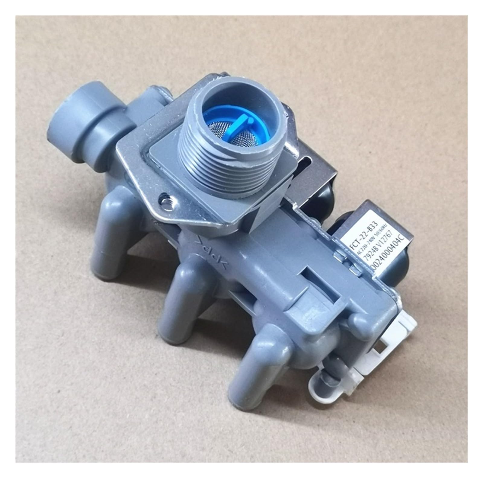 Zawór elektromagnetyczny wlotu wody 0024000404C FCT-22-B33, kompatybilny z pralką Haier EG10014B39GU1