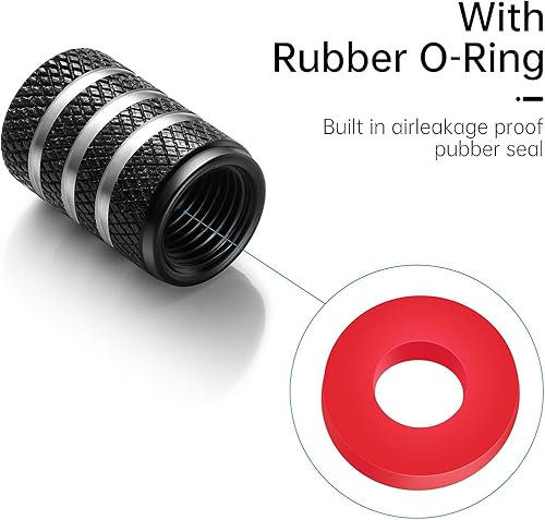 Miniatura 3 de Tapas de vástago de válvula de neumático, cubierta de aire para Land Rover LR2 LR3 LR4 Range Rover Sport LR5 Land Cruiser tapas universales para