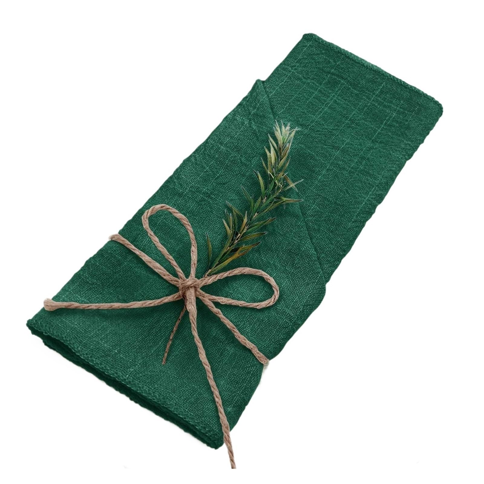 Linen Napkins Gauze Cotton Napkins Rustic 12pcs 30x30cm