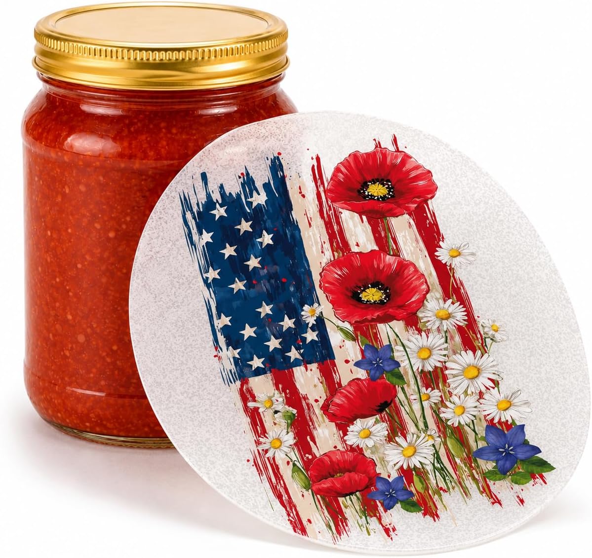 Andreas Silicone Jar Opener, USA Cowboy – 6.25" Non-Slip Lid Gripper & Garlic Peeler, Dishwasher Safe, Multi-Use, Durable Silicone & Fabric, Made in the USA, JO-961