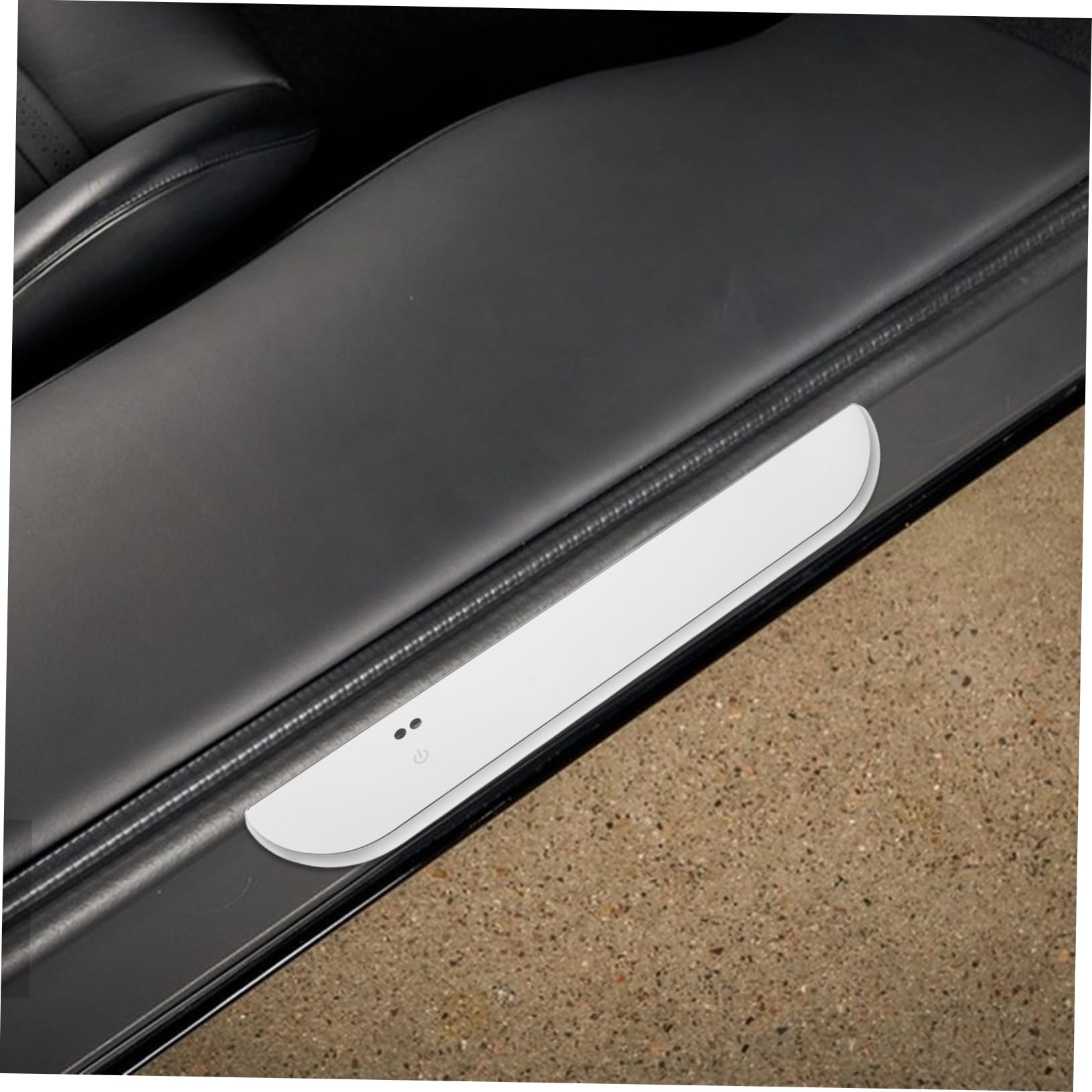 TOPBATHY 2piezas Luz Exterior De Puerta Carga Inalámbrica Luces Solares Para Coche Accesorios De Iluminación Protector De Umbral