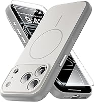 Vista 147 de 3 en 1 Funda Magnética Fuerte para iPhone Air, 1X Protector de Pantalla + 1X Protector de Lente de Cámara, Cubierta Protectora a Prueba de Golpes