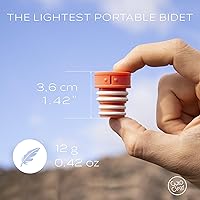 Vista 3 de CuloClean Bidé portátil para inodoro, viajes o campamentos. Compatible con cualquier botella de plástico. Discreto, ducha sanitaria o de viaje