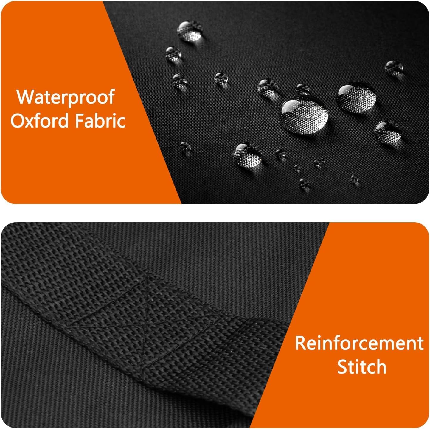 Grill Cover for Napoleon Prestige PRO 500 and Prestige 500 Grill, Grill Cover Fit Napoleon 61500, Heavy Duty Waterproof 600D Polyester Grill Parts, Black