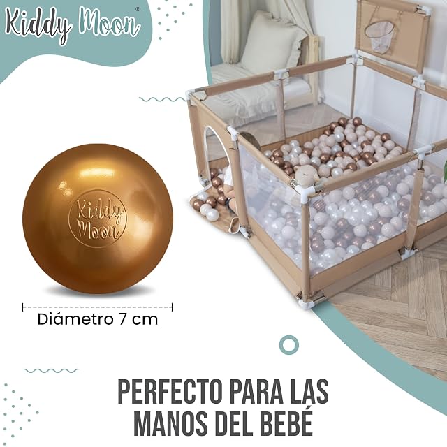 Foto 3 de 6 de KiddyMoon Bolas Colores para Piscina Plástico Niños Infantil ∅ 7Cm Fabricado UE