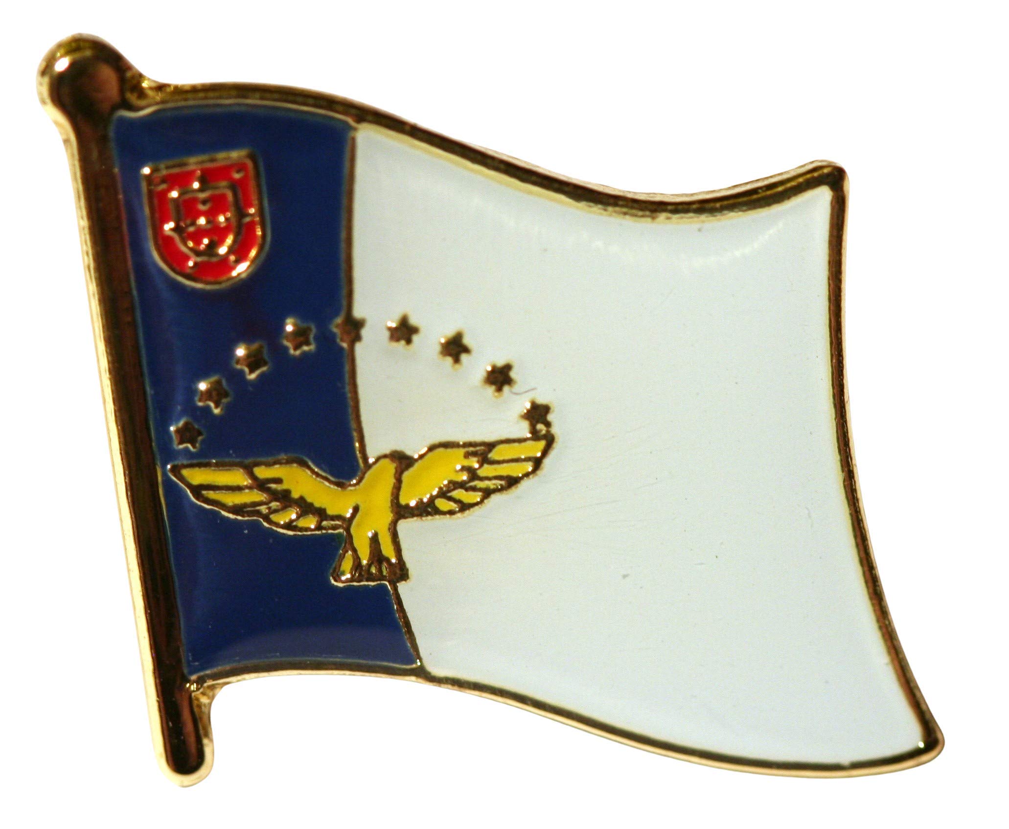Buxton's Badges Multiple The Azores Flag Pin Badge