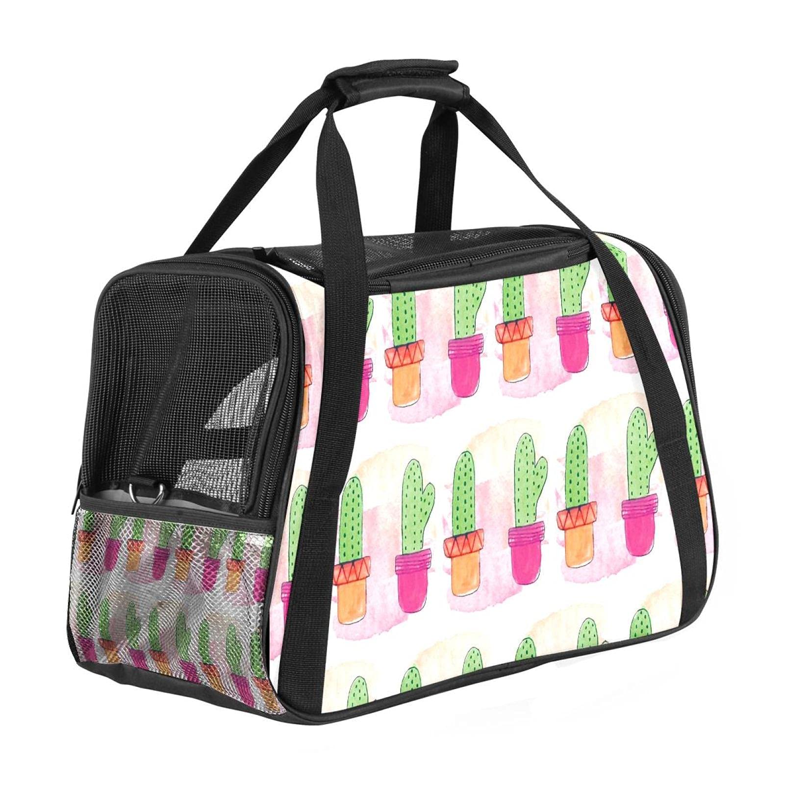 Sac de transport chat chien lapin homologué cabine avion cactus