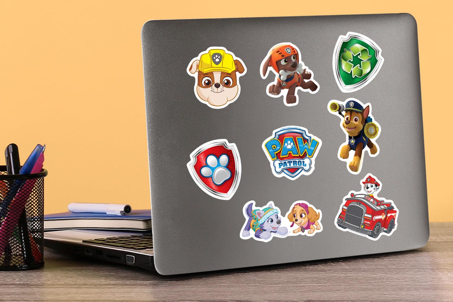 Paw Patrol Vinyl-Aufkleber, 50 Stück, L, Deluxe-Aufkleber, für drinnen und