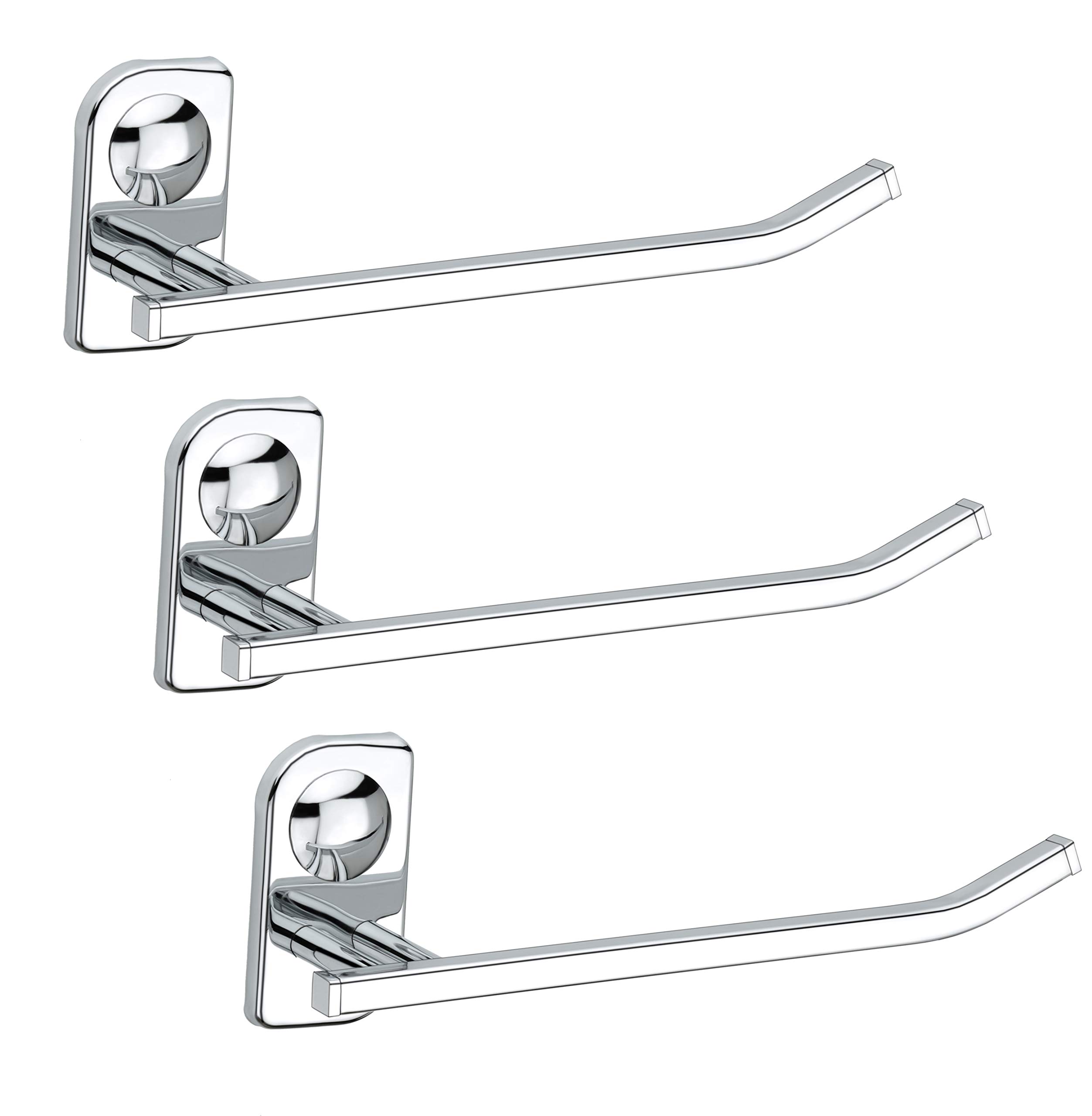 Plantex Stainless Steel Towel Hanger for Bathroom/Napkin Holder for Wash Basin/Towel Ring/Bathroom Accessories (Chrome - Pack of 3) Dream (B08DFGWWYC) Amazon Price History, Amazon Price Tracker