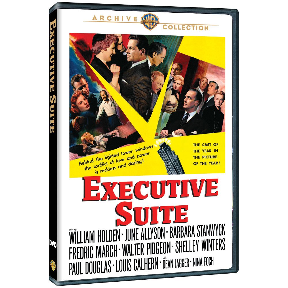 Executive Suite DVD pelicula clasica de drama empresarial y lucha de poder de Robert Wise
