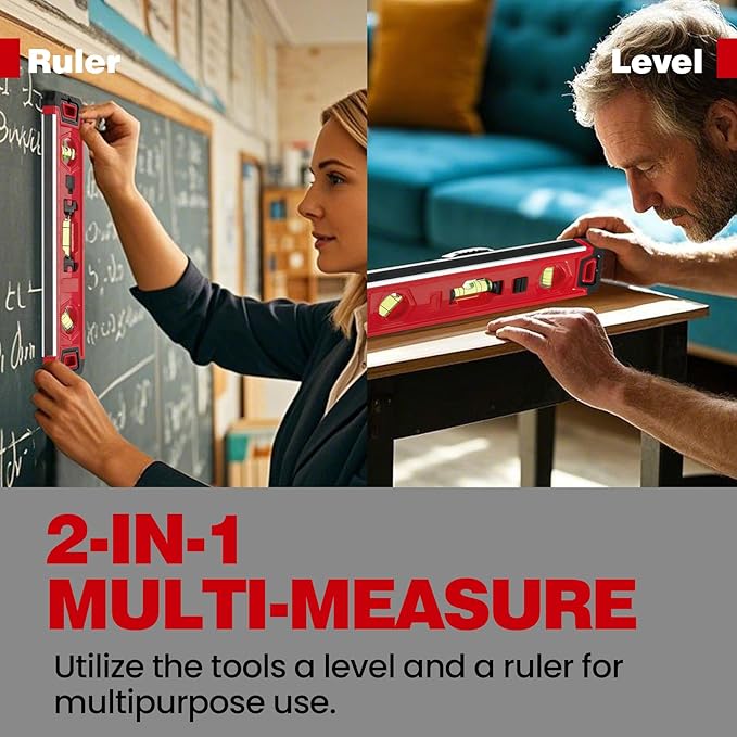 Nivel Torpedo Magnético KATA 9 Pulgadas con Luz y 3 Burbujas miniatura 7