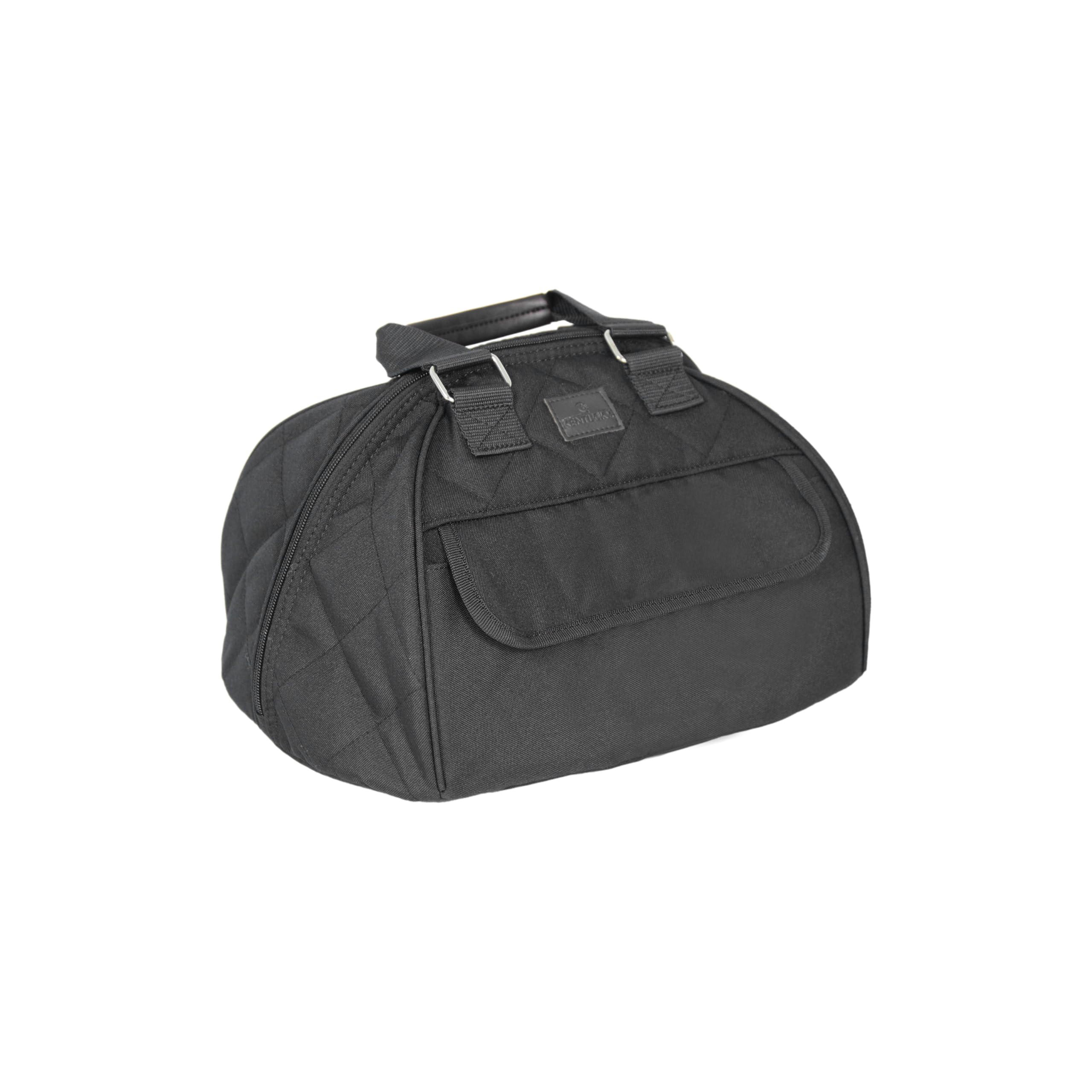Helmtasche, Farbe: Schwarz, Für Erwachsene Reiter, Unisex, Helmtasche