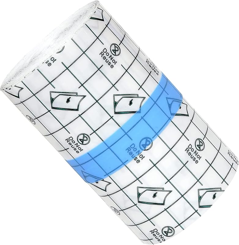 OBTANIM Película Adesiva Transparente para Cuidados Pós-Tatuagem, 20,32 cm x 10,01 m
