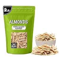 Vista 15 de Oh! Nuts Almendras blanqueadas en trozos – crudas – 100% naturales – 2 libras – Almendra alta en proteínas – Envasado en bolsa de cierre