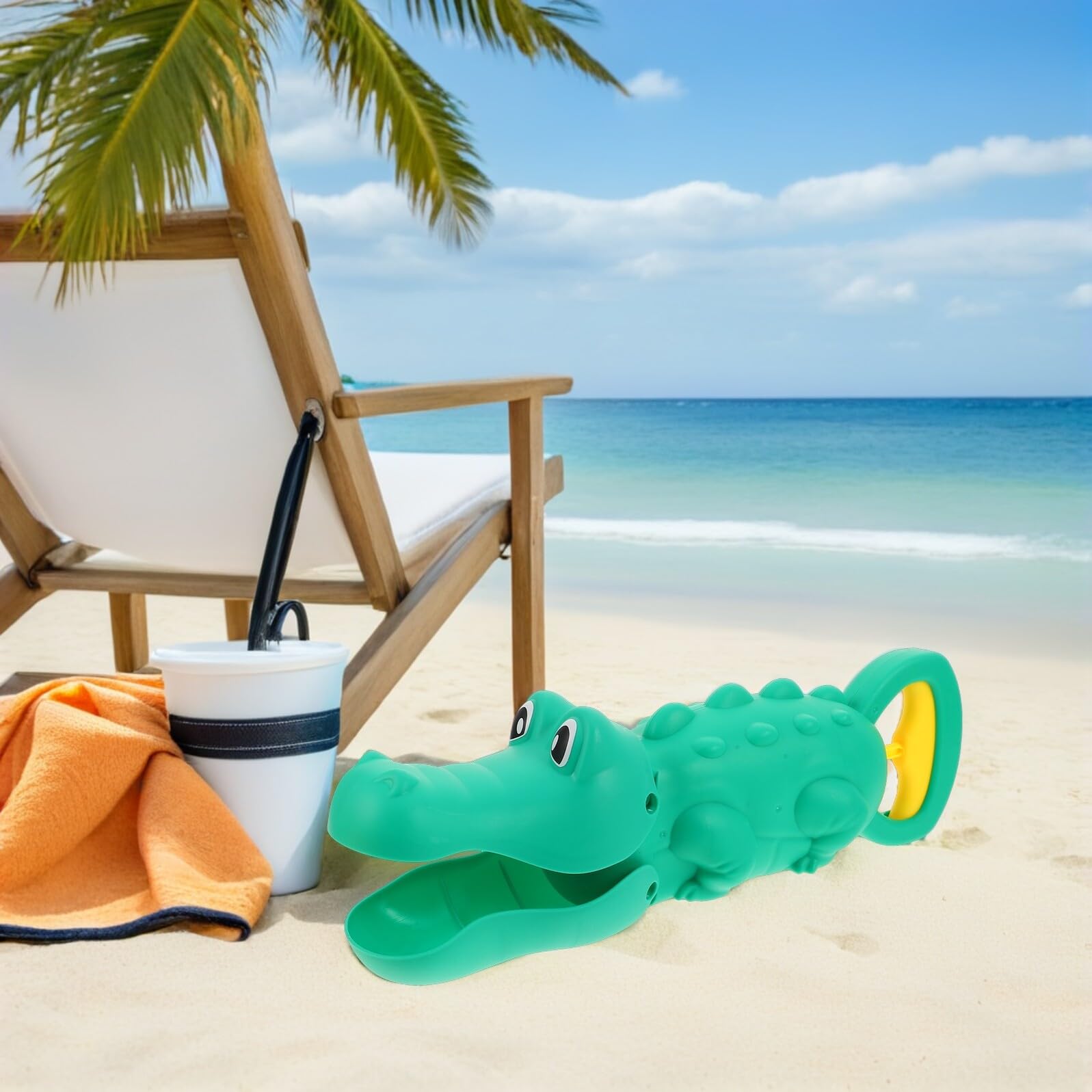 Didiseaon Giocattoli da Spiaggia per Bambini 2pezzi in Plastico Design Articolato a Pinza di Aragosta, per Atmosfera Estiva e Divertimento All'aperto Durante le Vacanze Estive