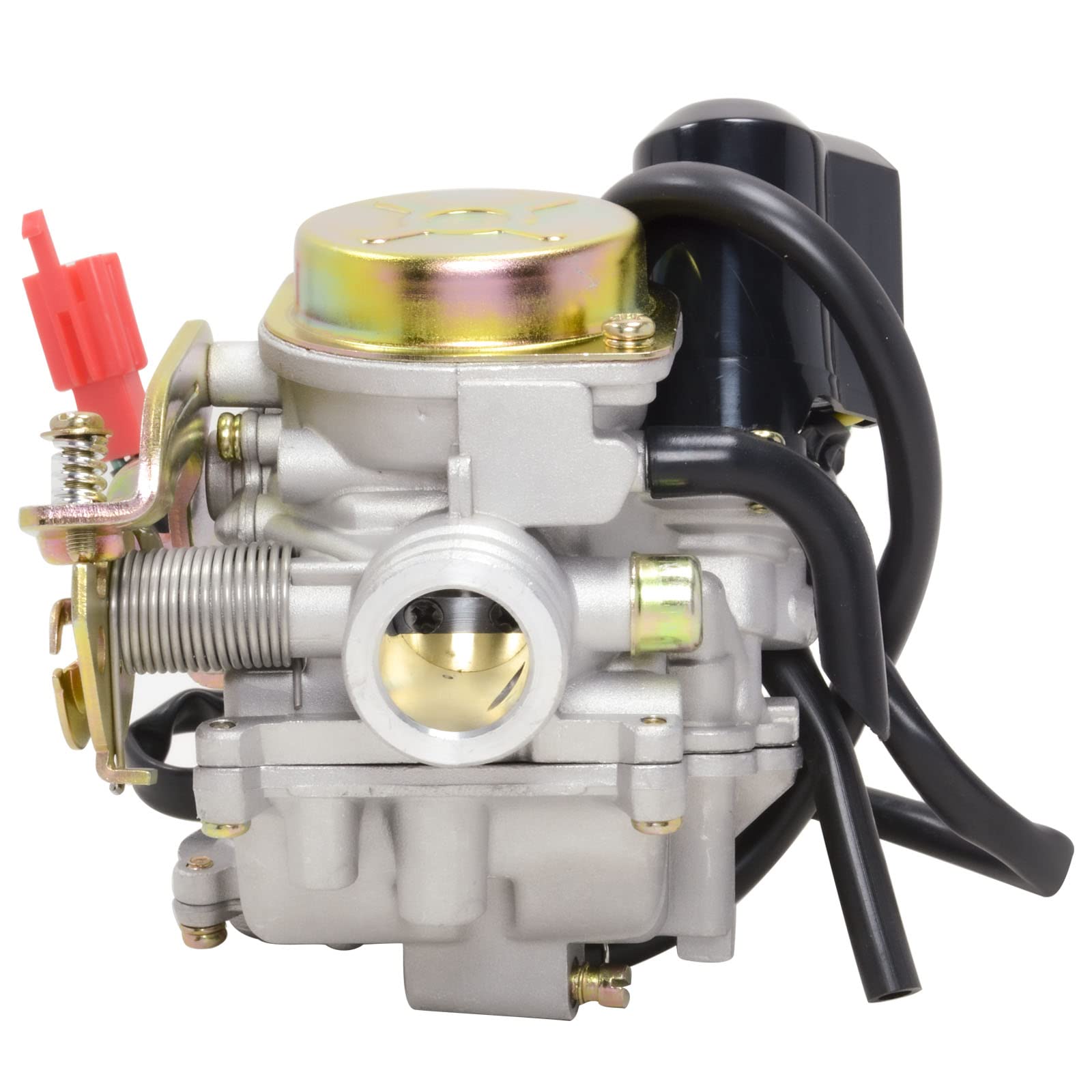 SYSKANT 50CC Carburetor 4 Stroke GY6 High Performance 139QMB Carburetor for 49cc 50cc Scooter Moped PD18J Carb Engine, 50 cc Carburetor, 50cc Moped Carburetor + Intake Manifold Air Filter