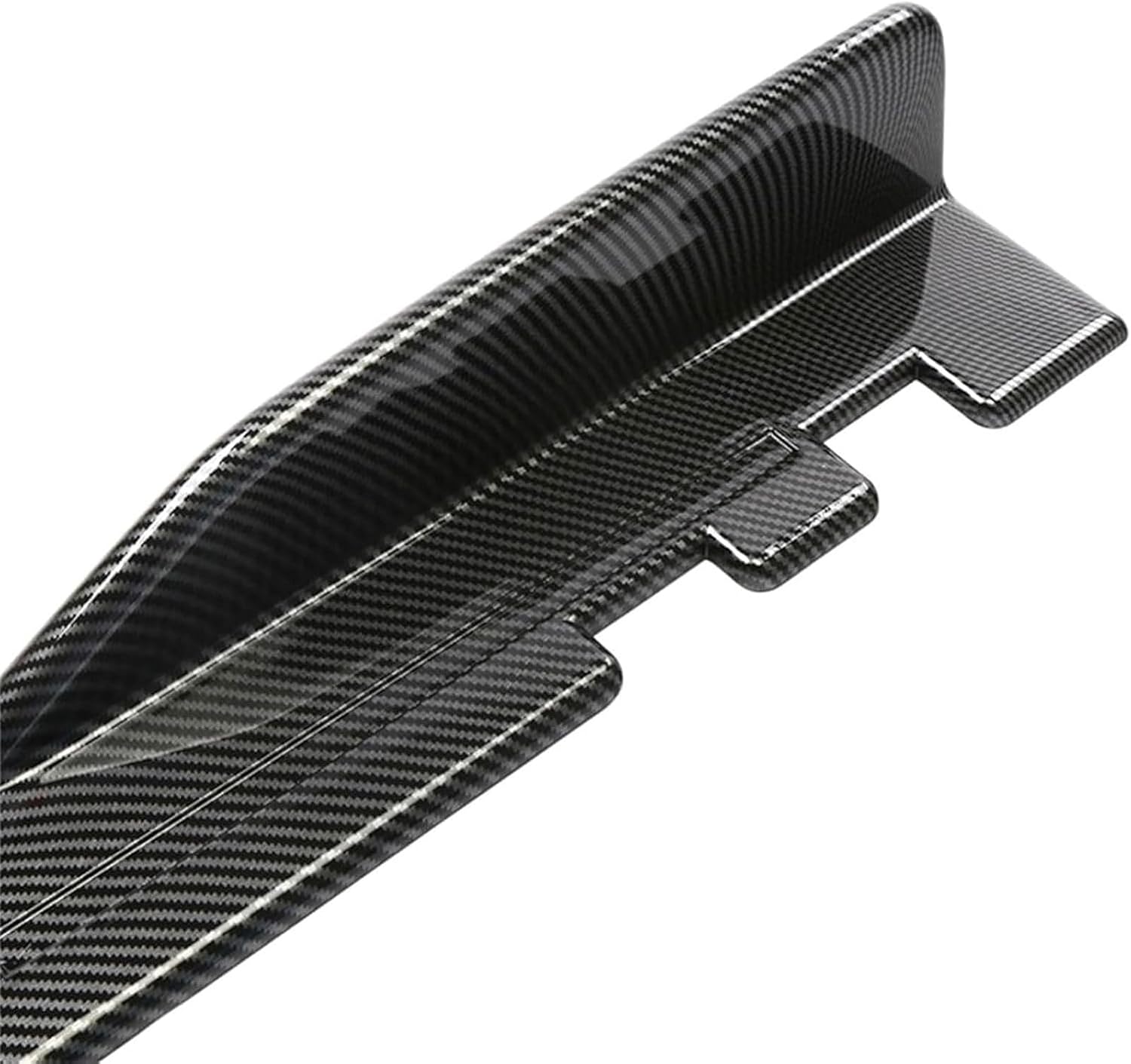2 Pcs Car Side Skirts for Hyundai Elantra VII CN7 2020 2021 2022 2023 2024 2025, Side Skirt Extension Anti Collision Protection Car Accessories,Carbon Fiber Look