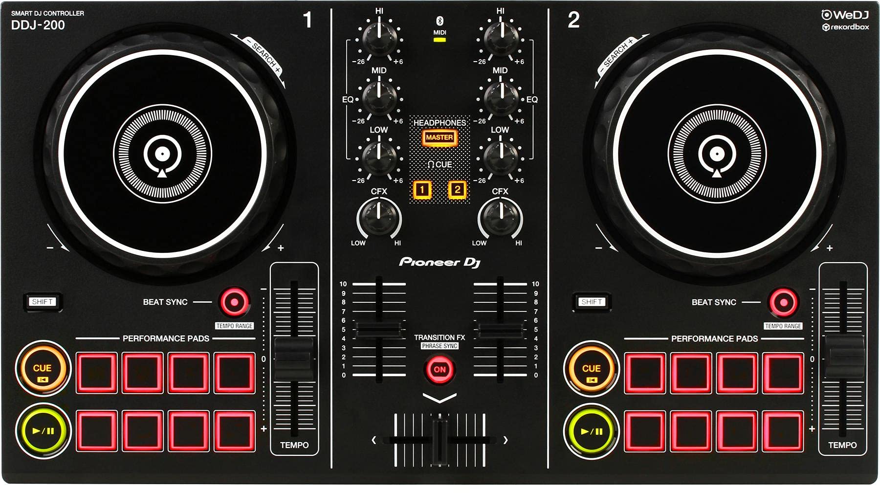Buy Pioneer DJ DDJ200 2deck Digital DJ Controller with USB