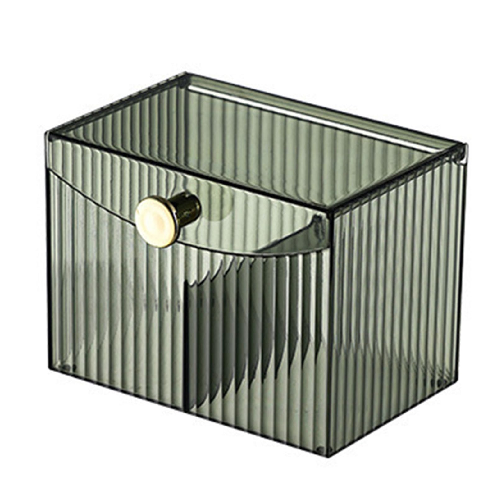 hogtnd Portable Clear Plastic Storage Container with Multiple Compartments Cosmetic Holder Jewellery Accessories Organiser Storage Container with Multiple Compartments